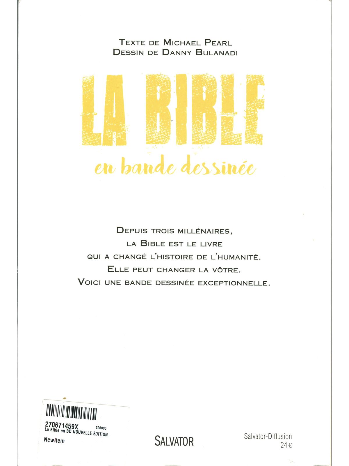 bible en bande dessinées (la)