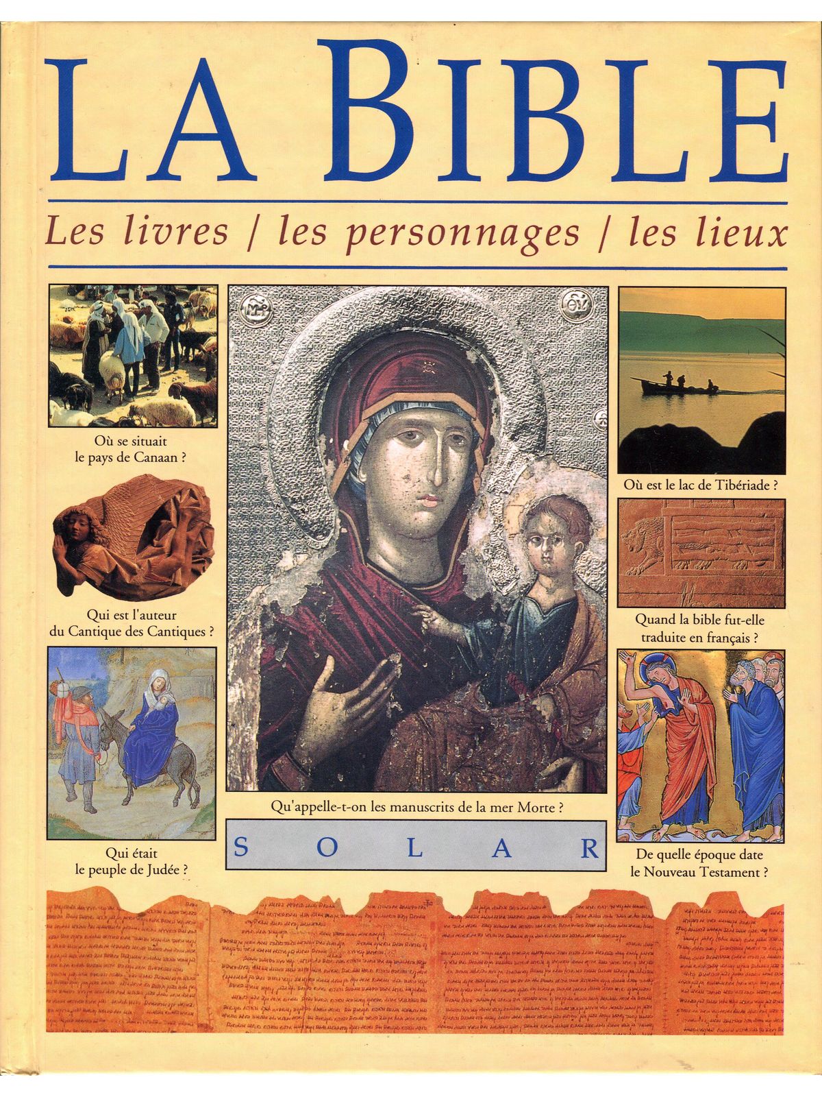 bible: livres, personnages, lieux