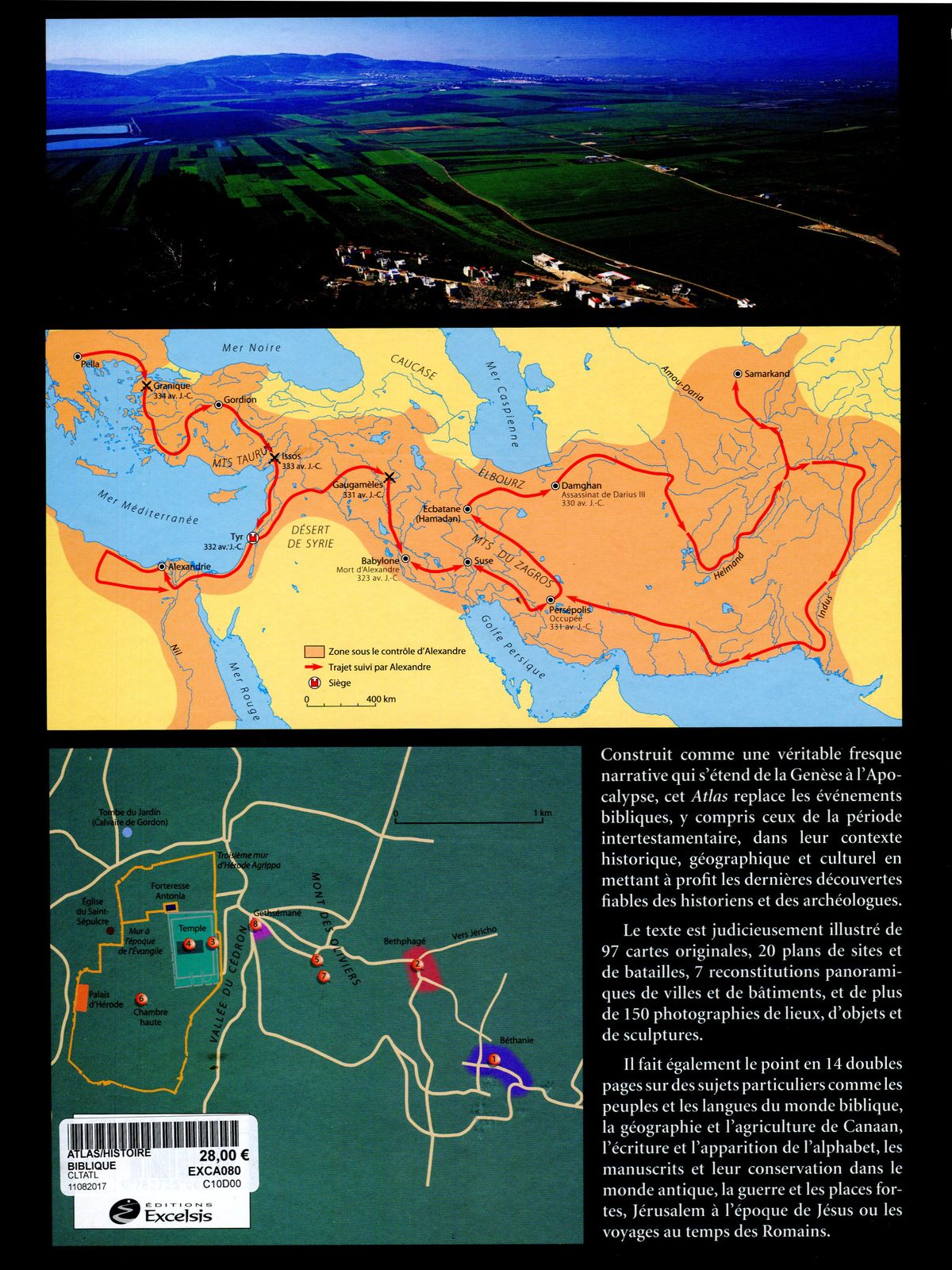 atlas de l'histoire biblique (bible)