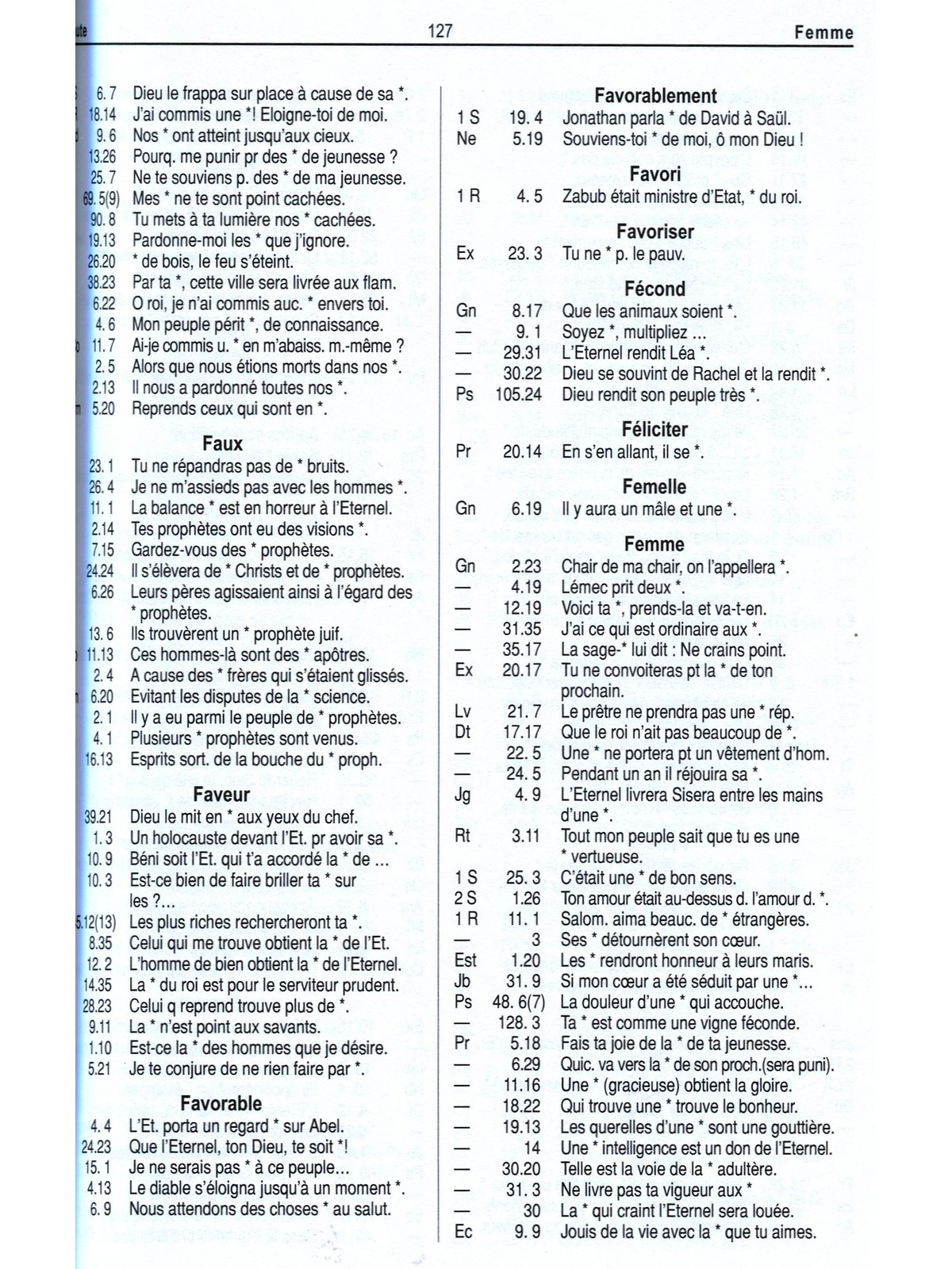 concordance indispensable (bible)