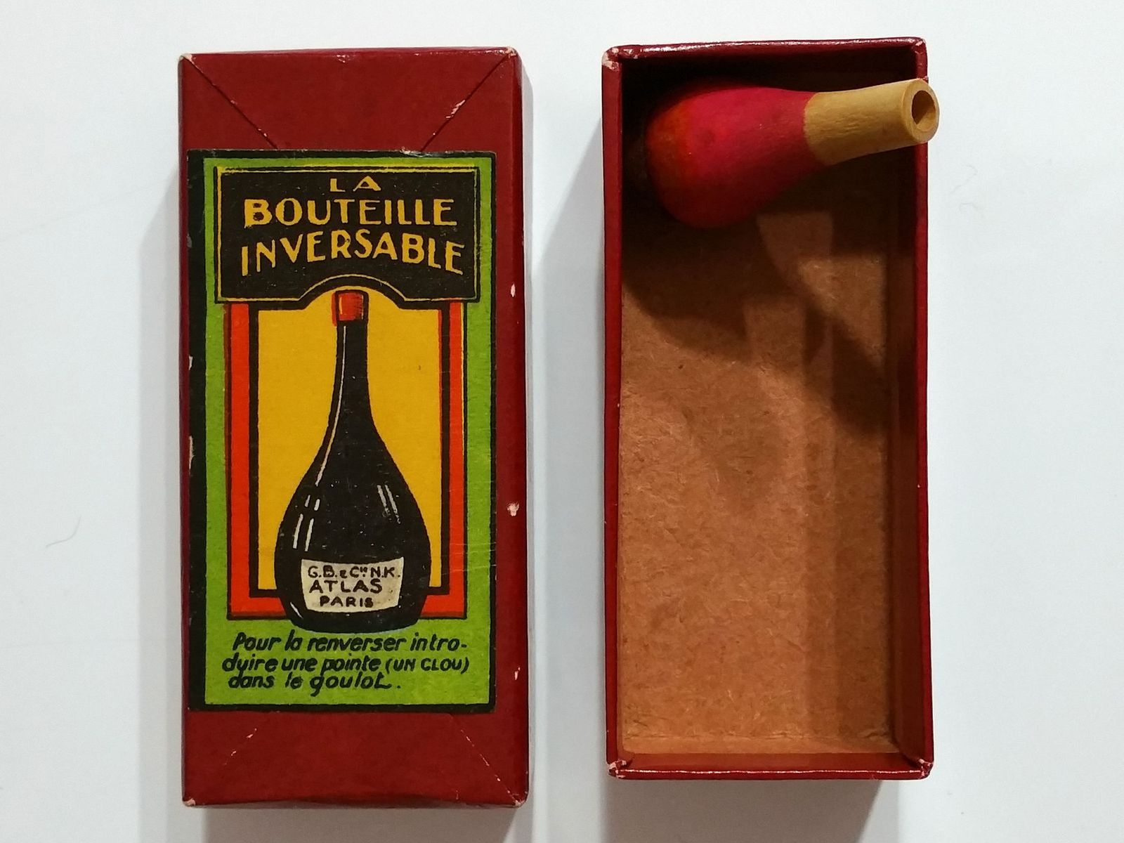 bouteille inversable