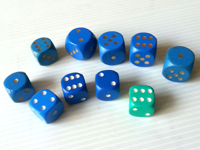 dé bleu
