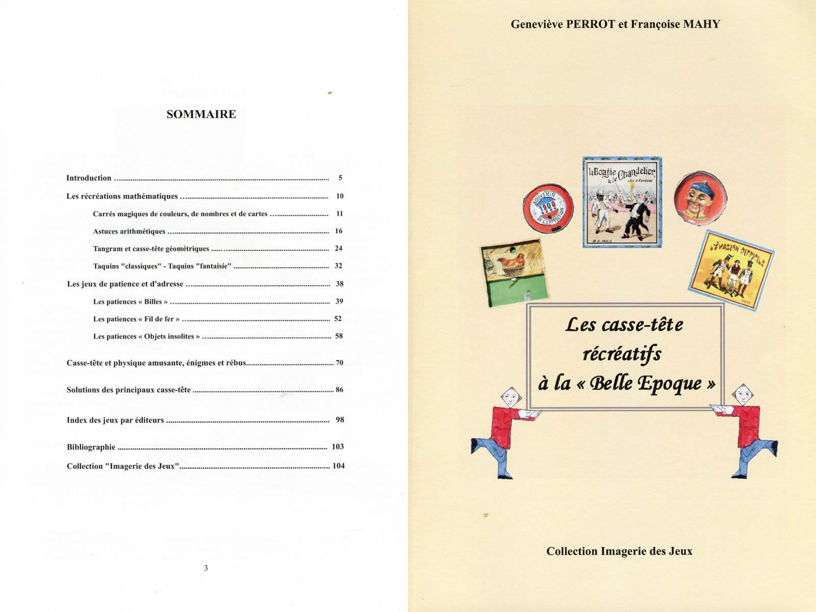 casse-tête récréatifs à la Belle Epoque