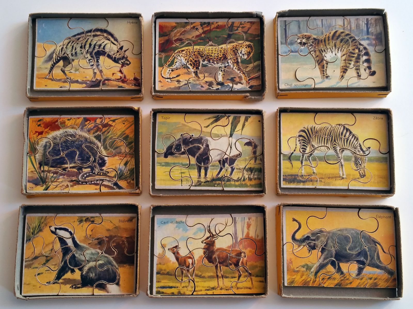 puzzle animaux