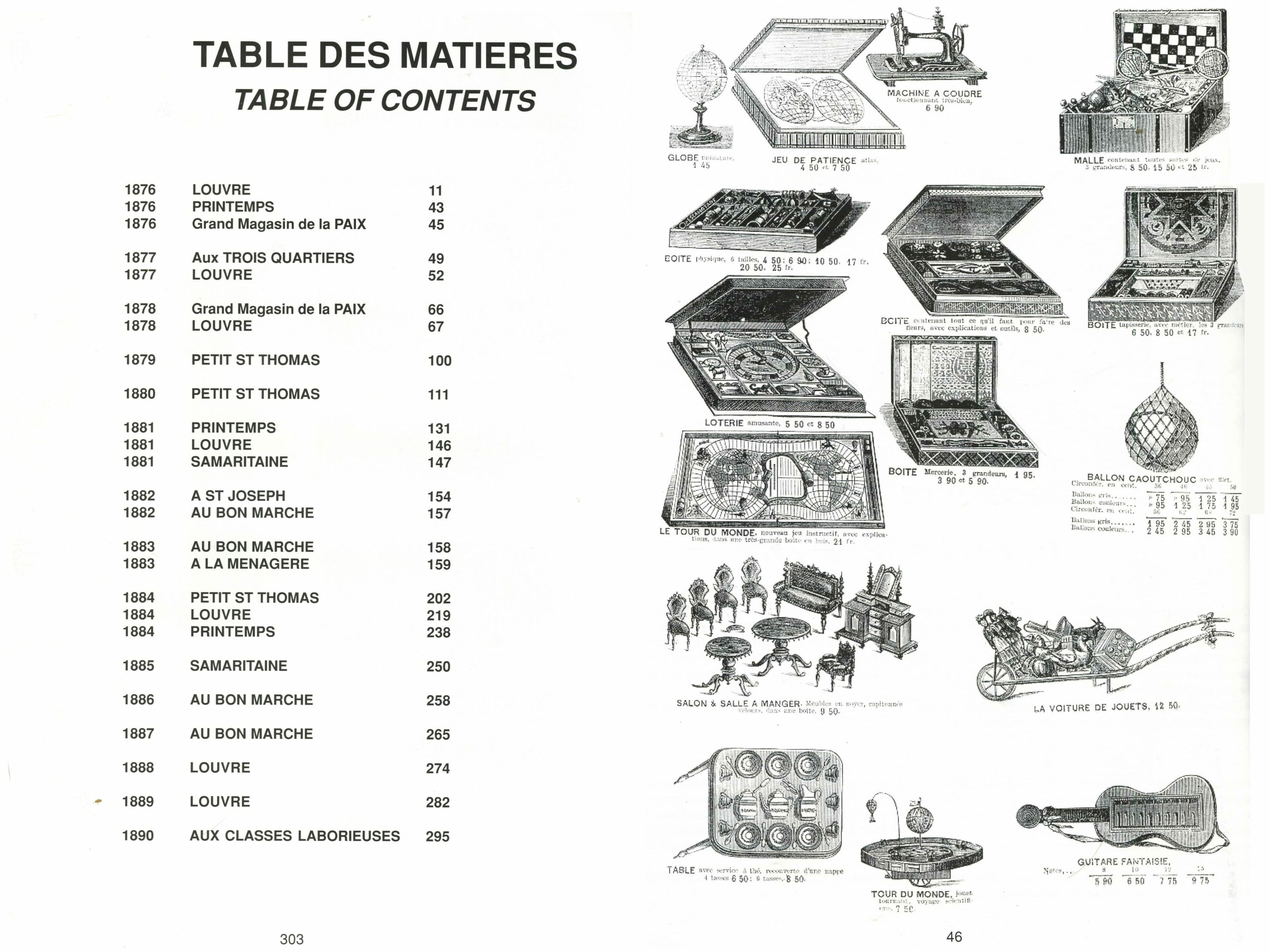 catalogue étrennes grands magasins T1 