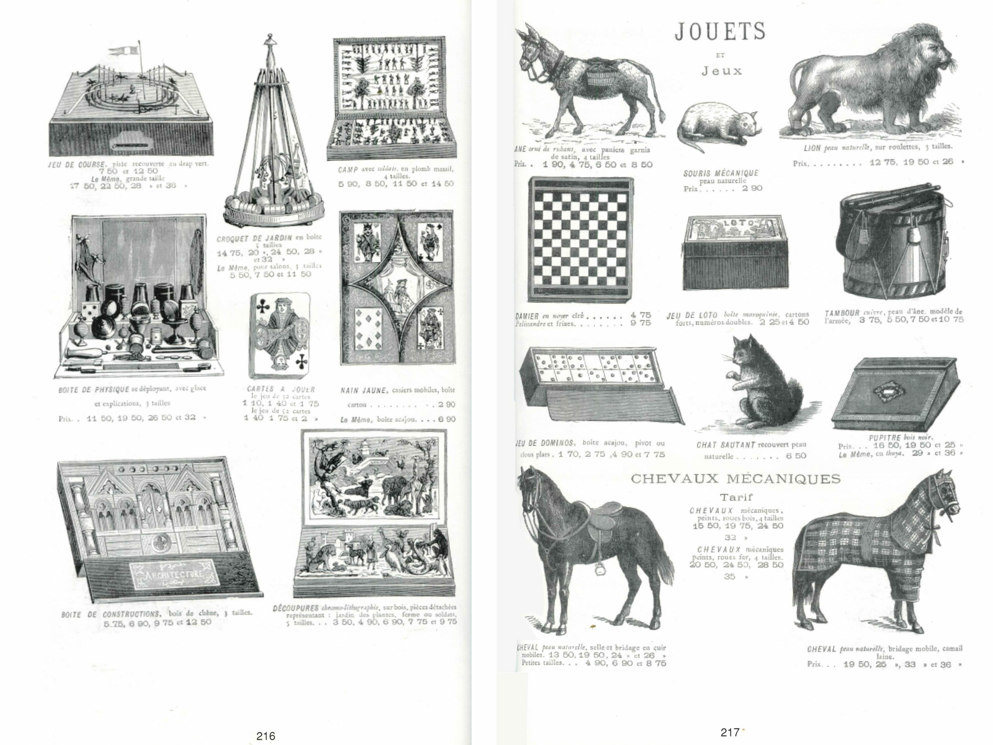 catalogue étrennes grands magasins T1 