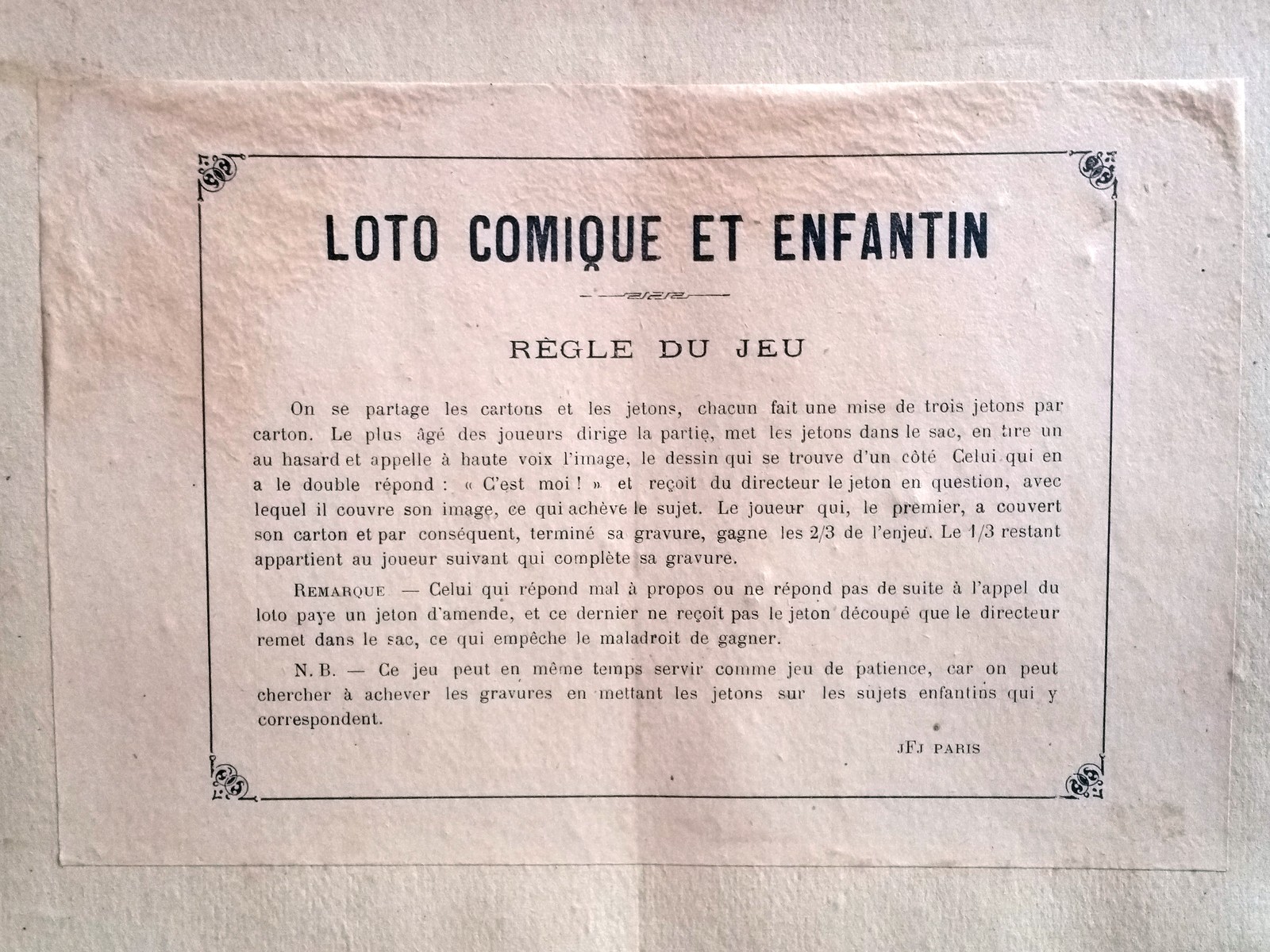 loto comique