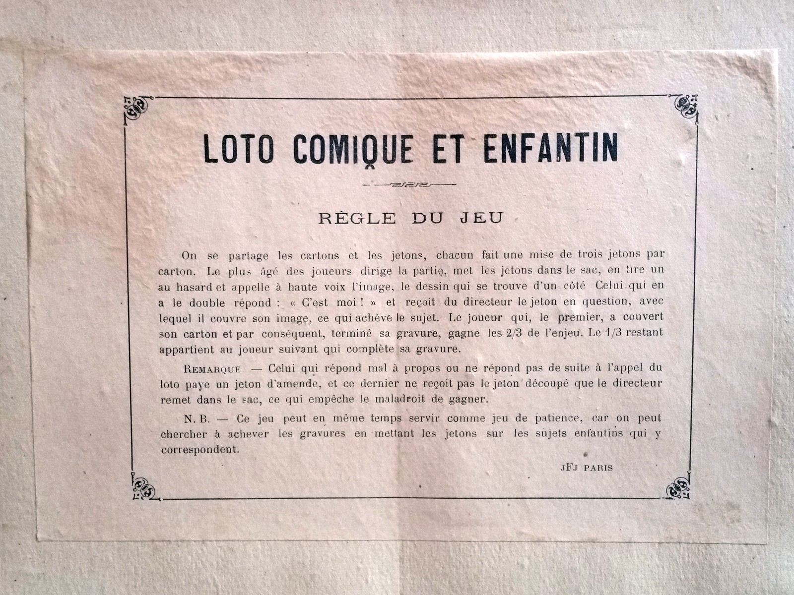 loto comique