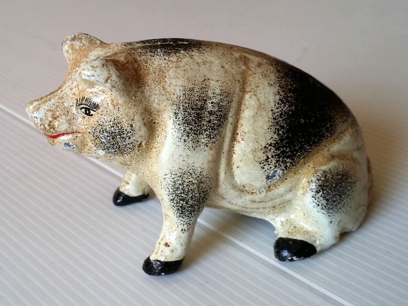 cochon en plomb