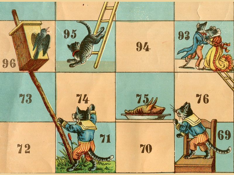 échelles et chats