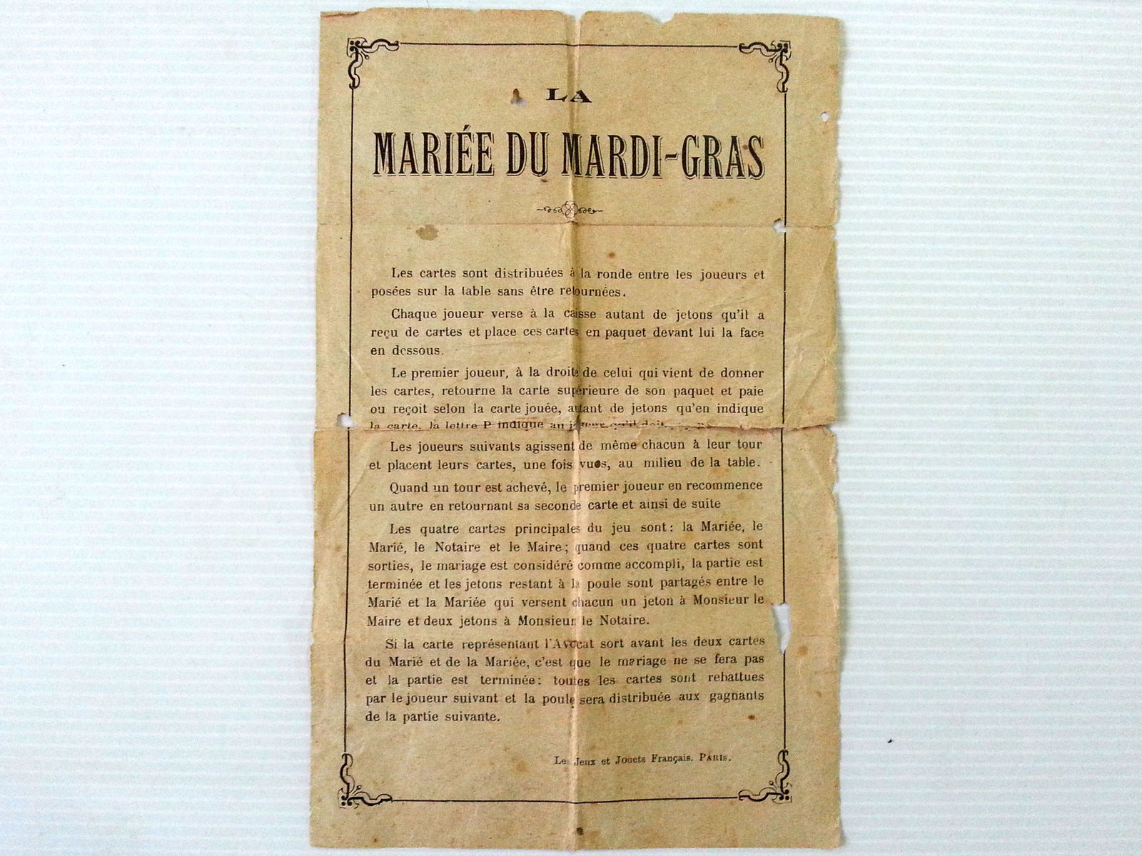 mariée du mardi gras