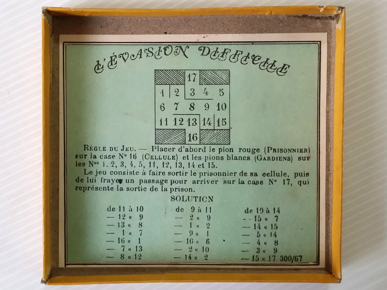 évasion difficile