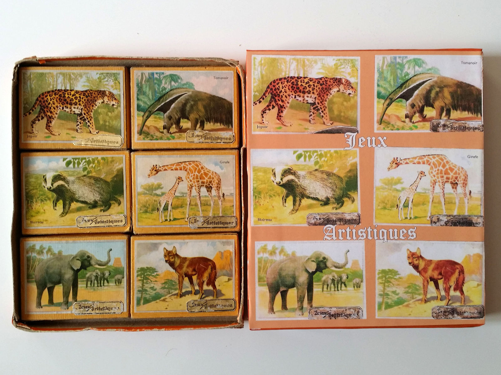 puzzle animaux