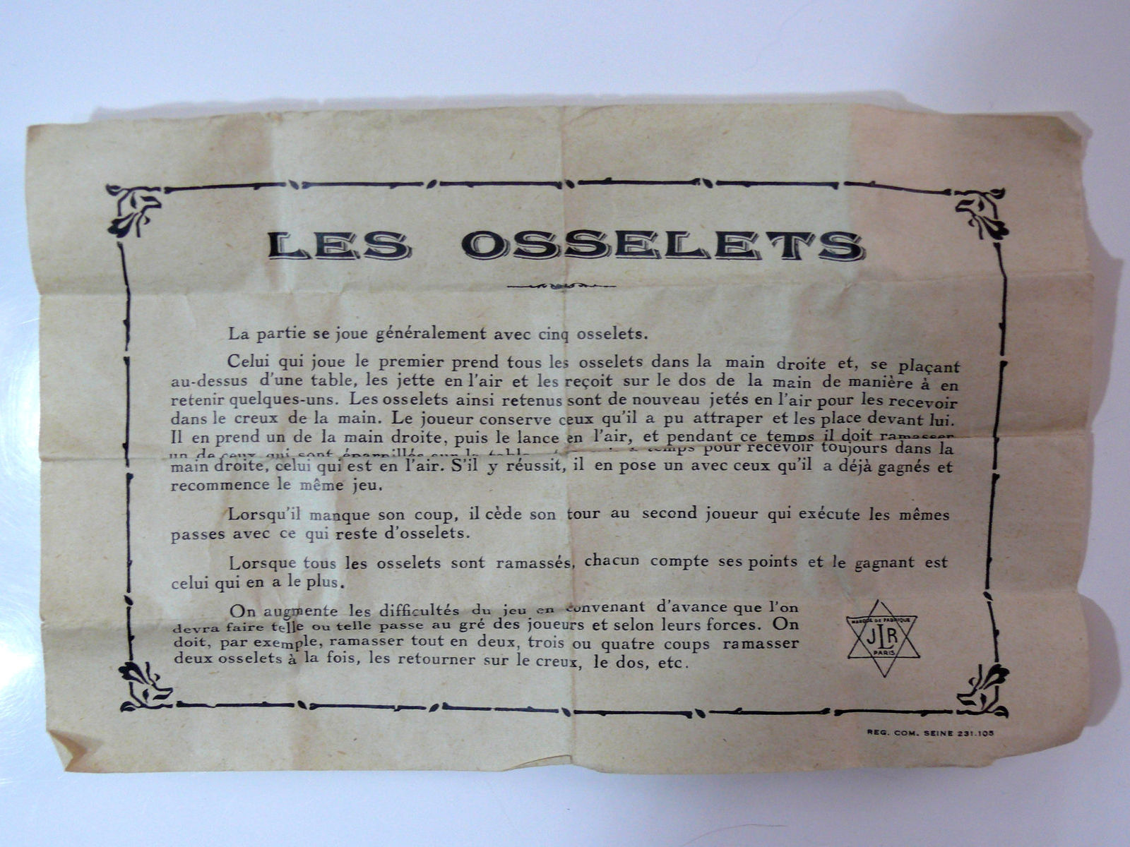 osselets