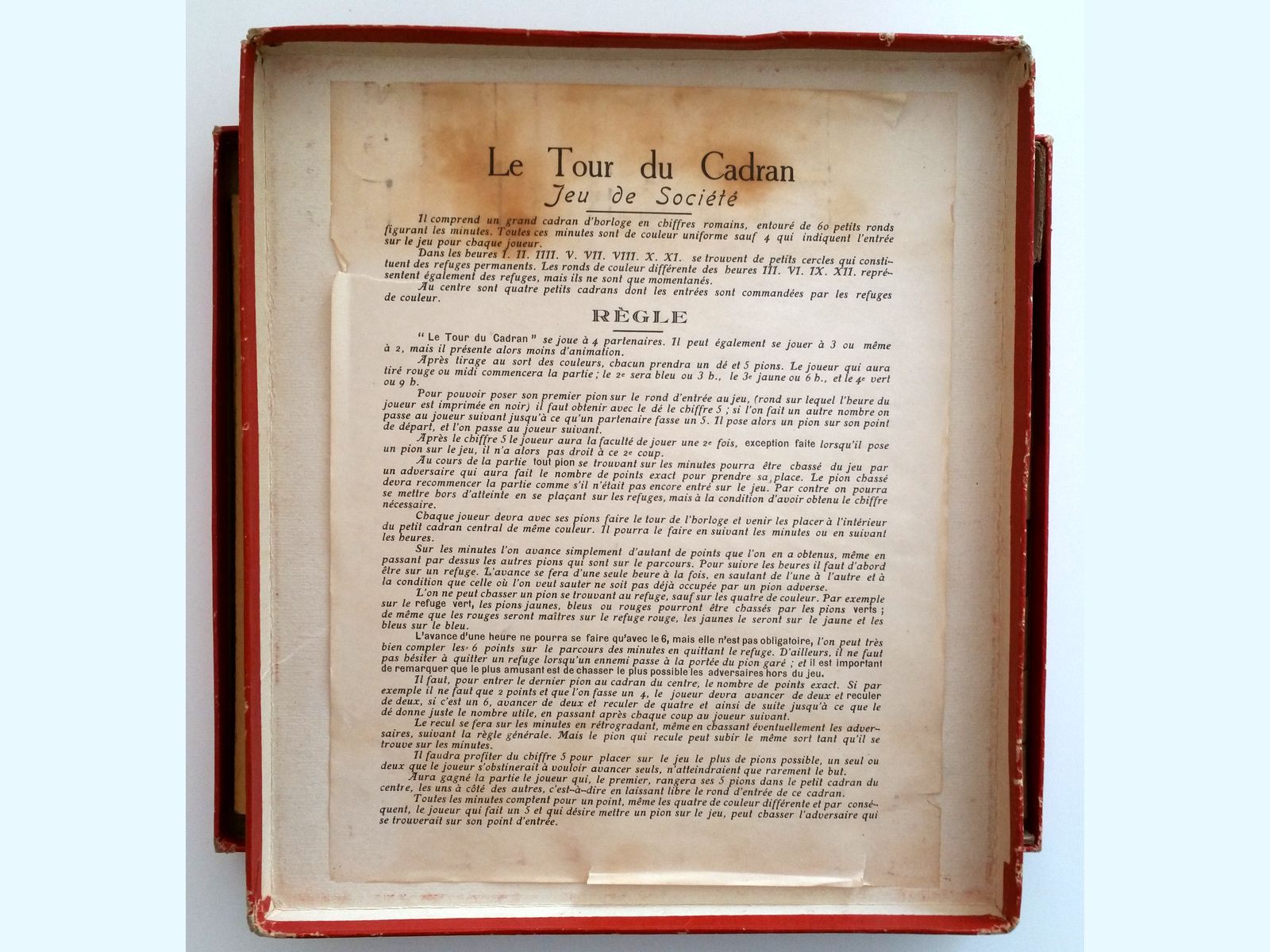 tour du cadran