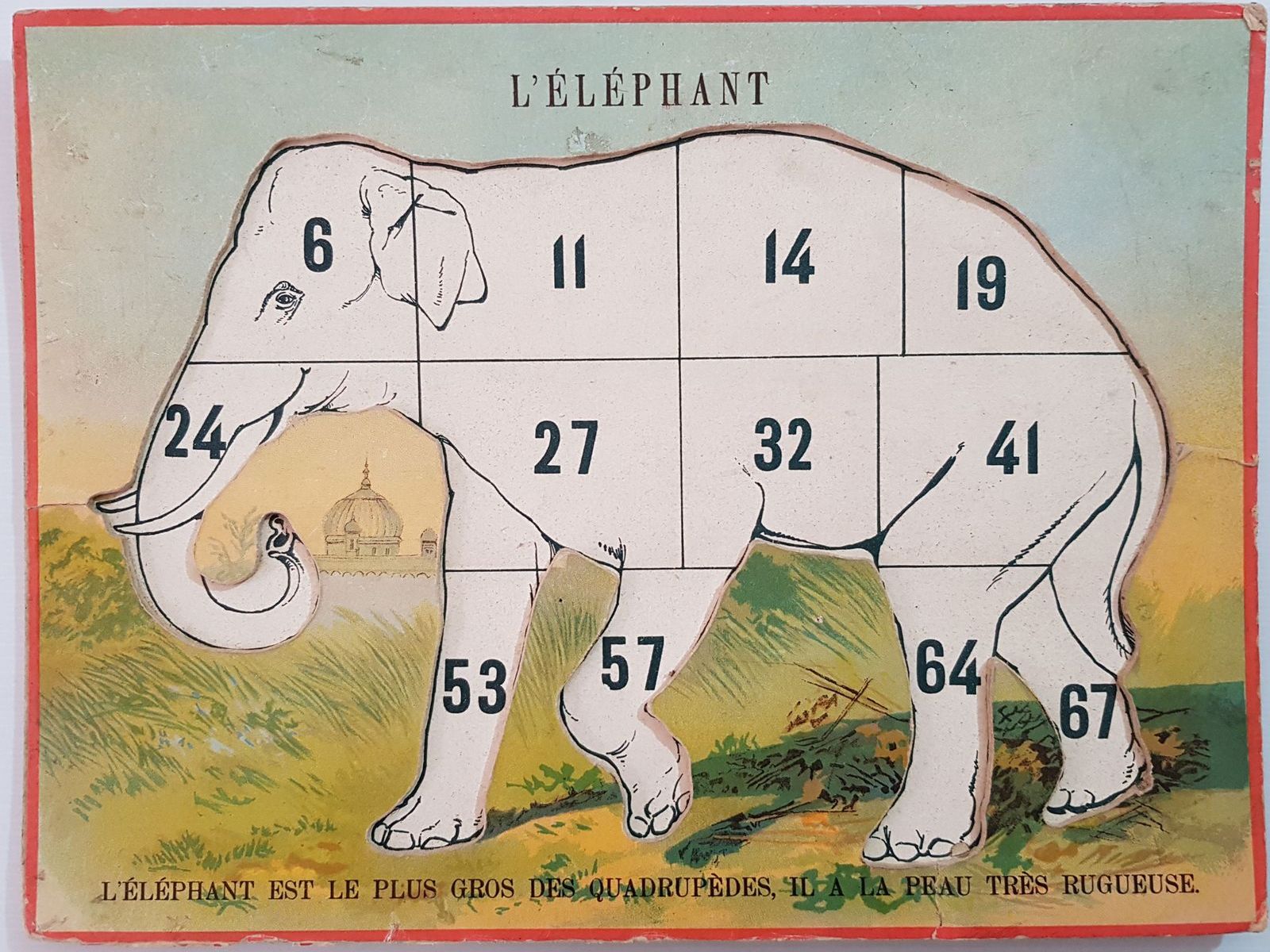loto construction des animaux