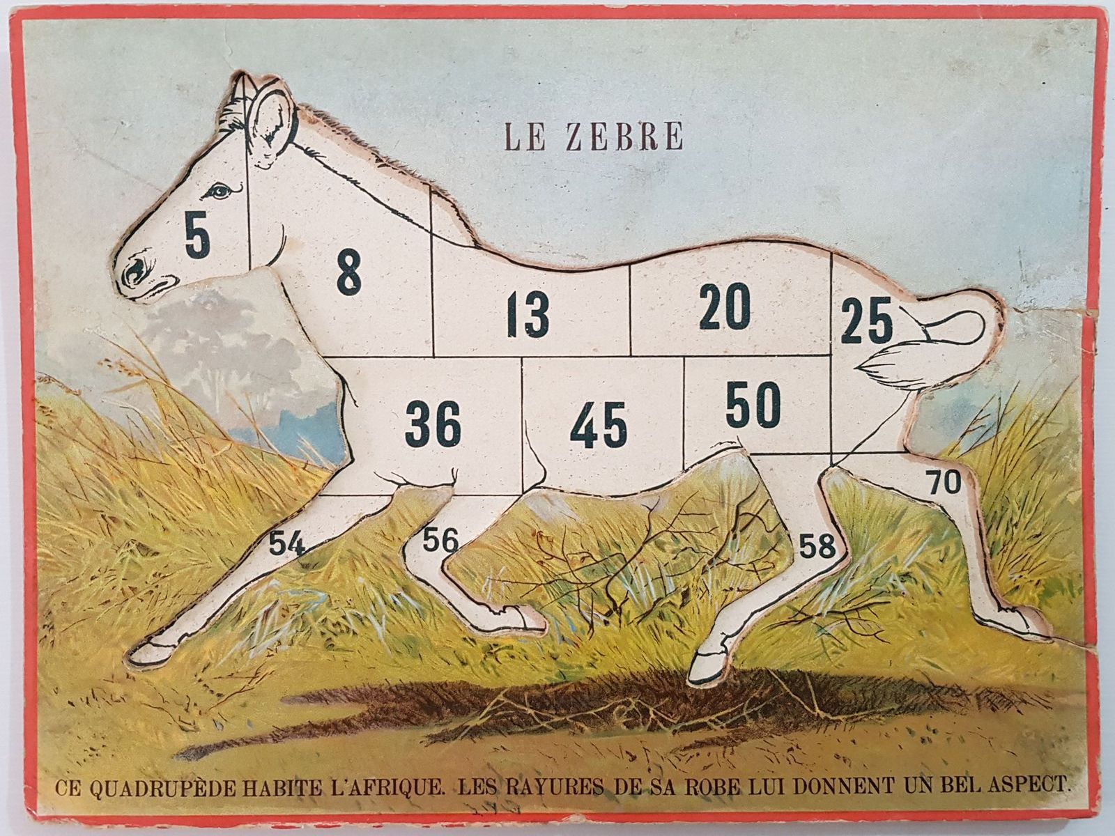 loto construction des animaux