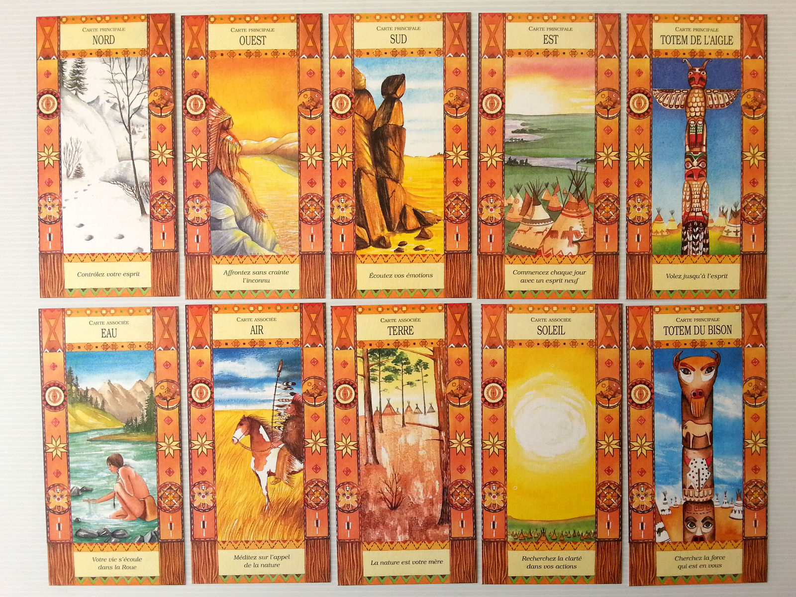 tarot indiens amérique