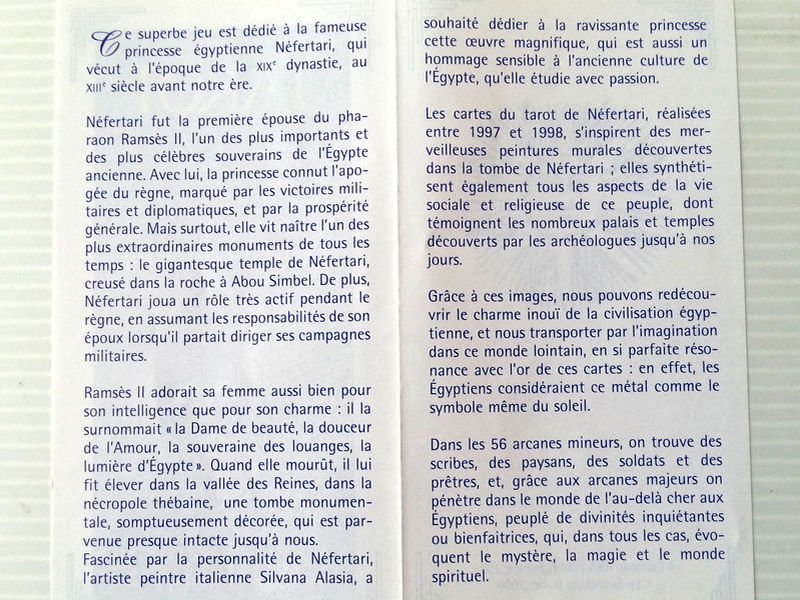 tarot égyptien