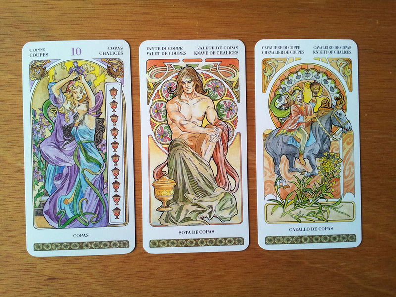 tarot art nouveau