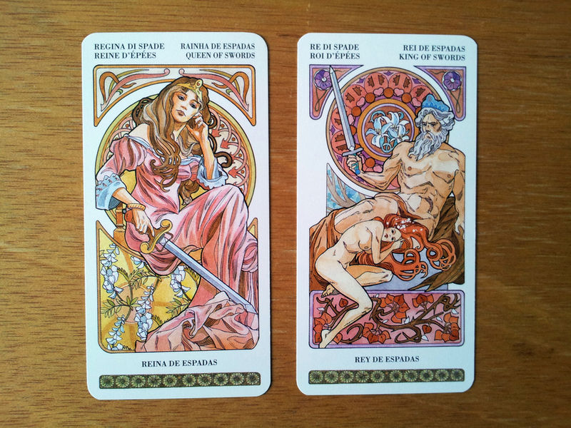 tarot art nouveau