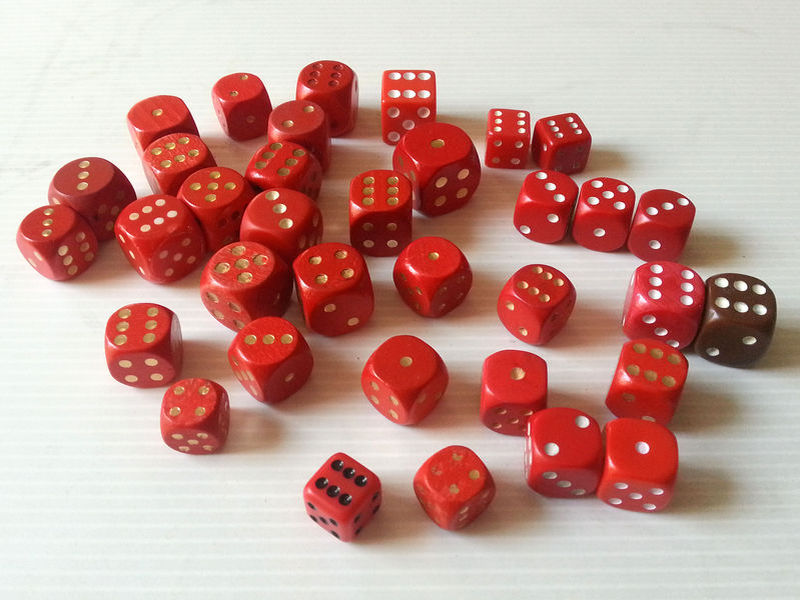 dé rouge