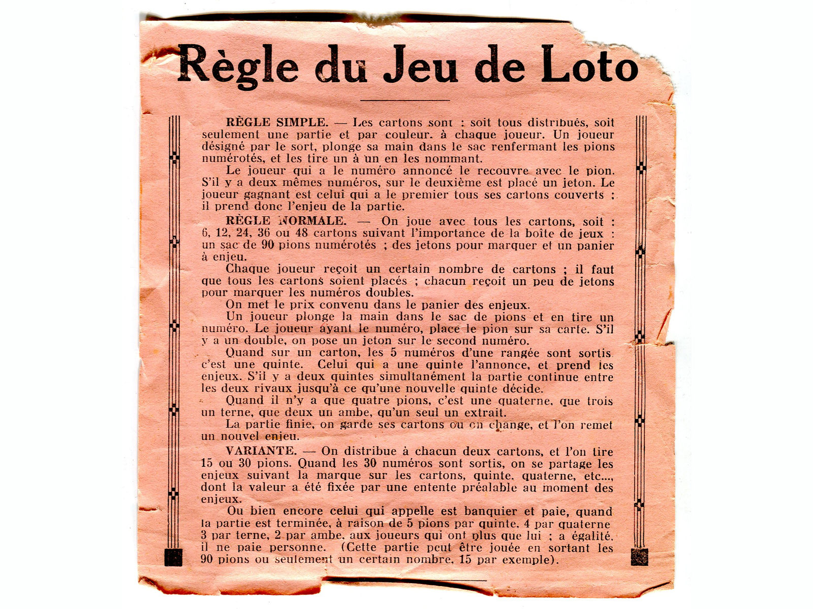 loto des départements