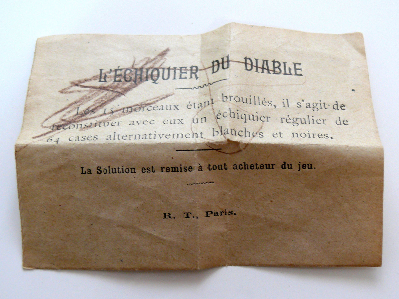 échiquier du diable