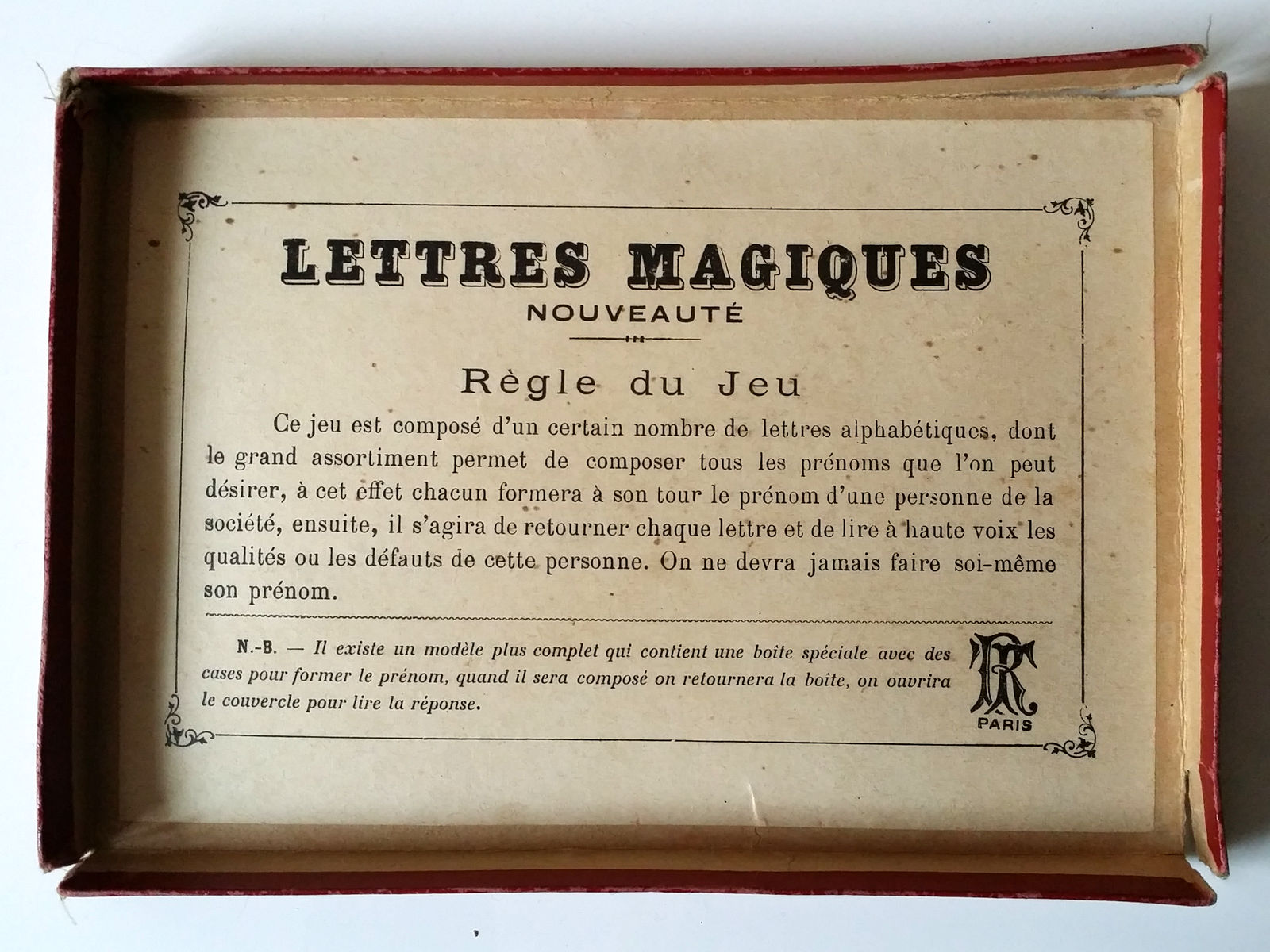 lettres magiques