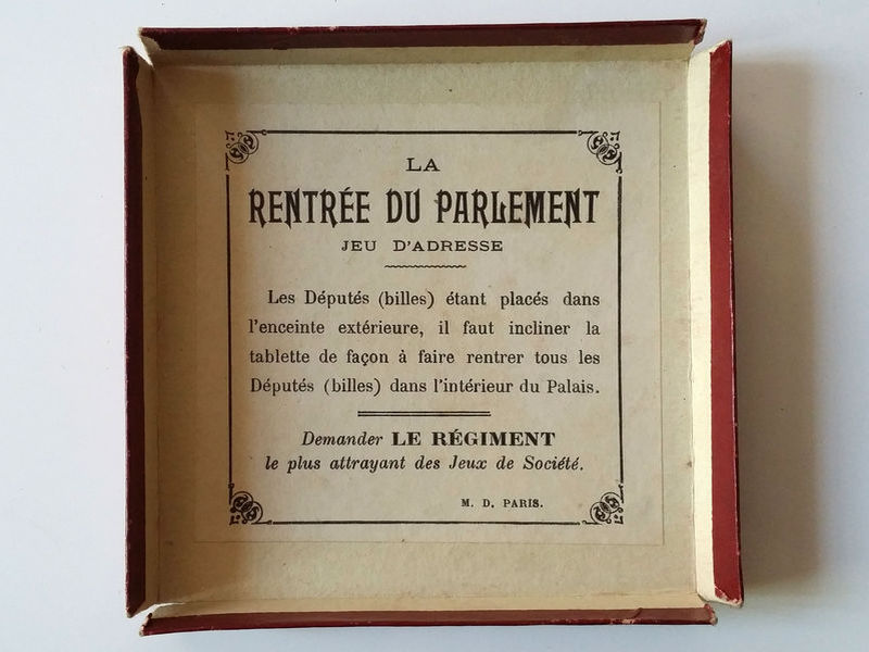 rentrée du parlement