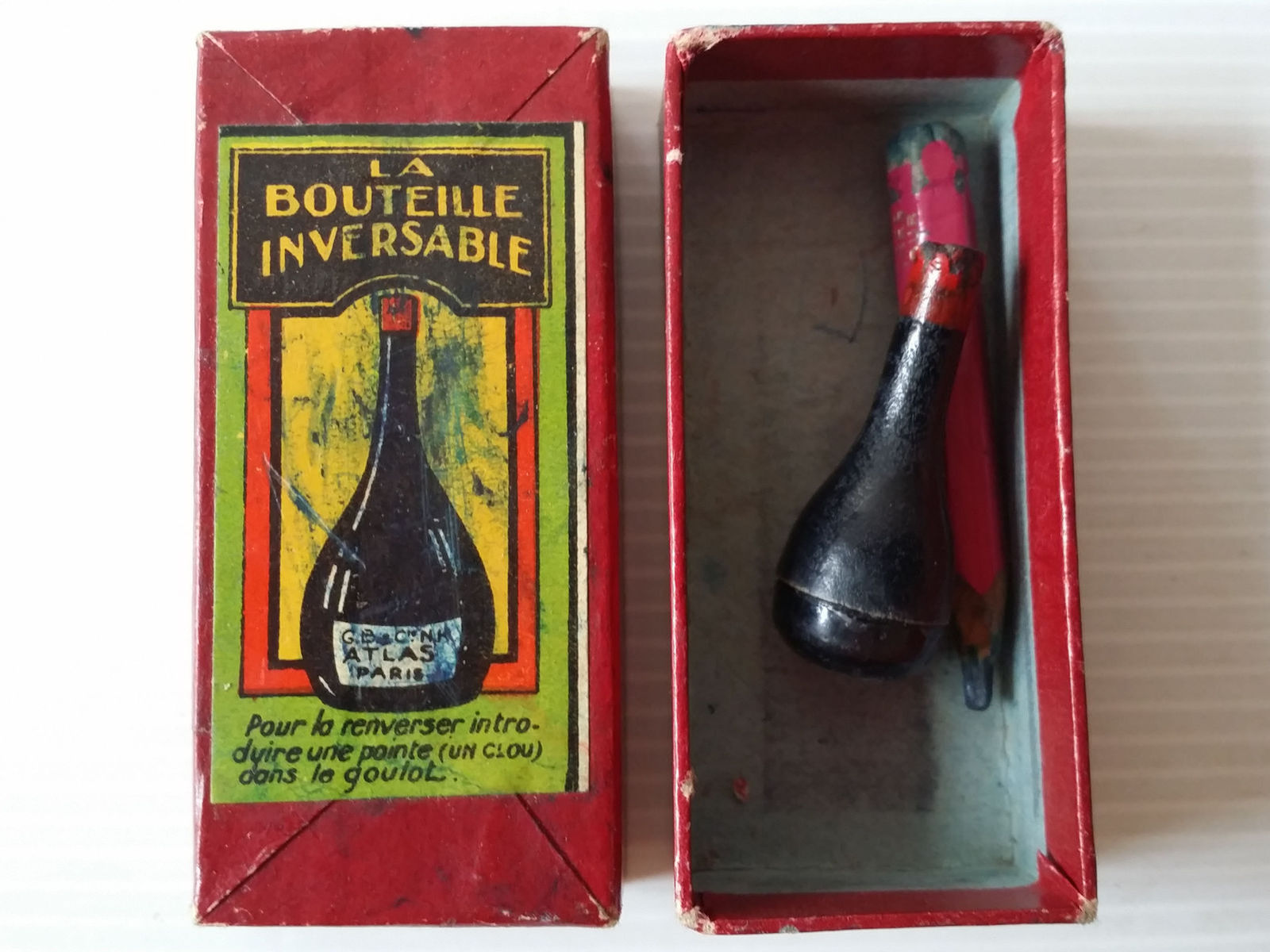 bouteille inversable