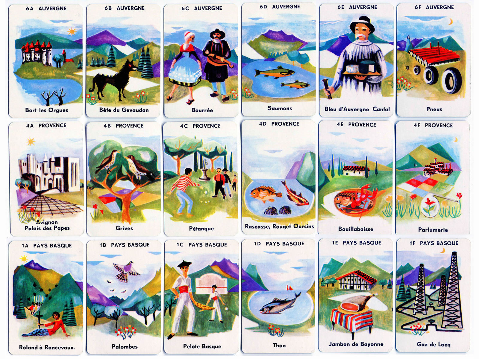 7 régions