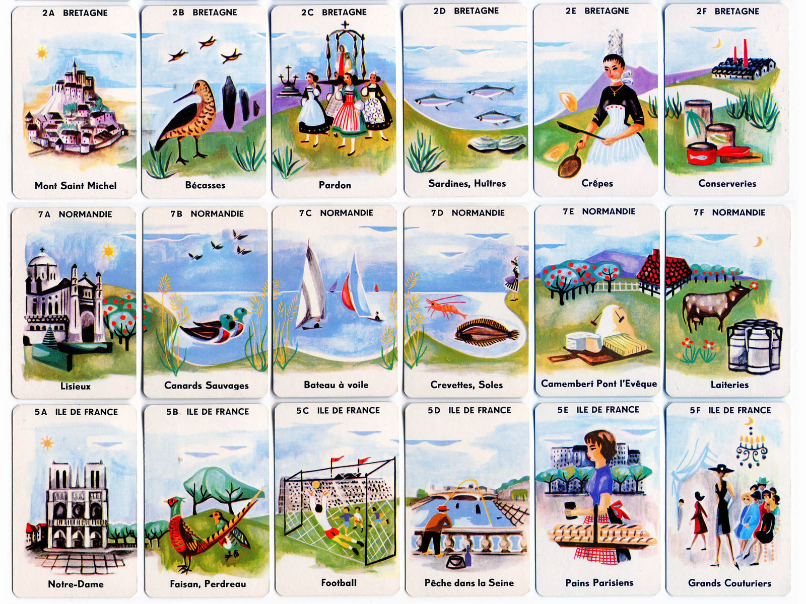 7 régions