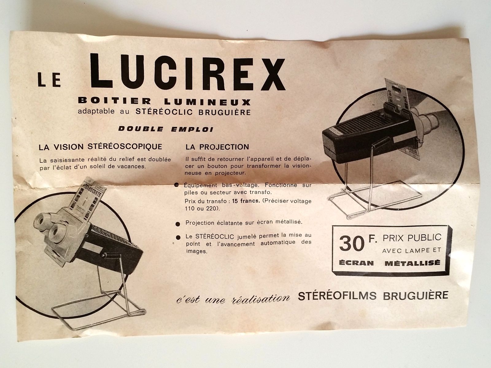 stéréoclic lucirex